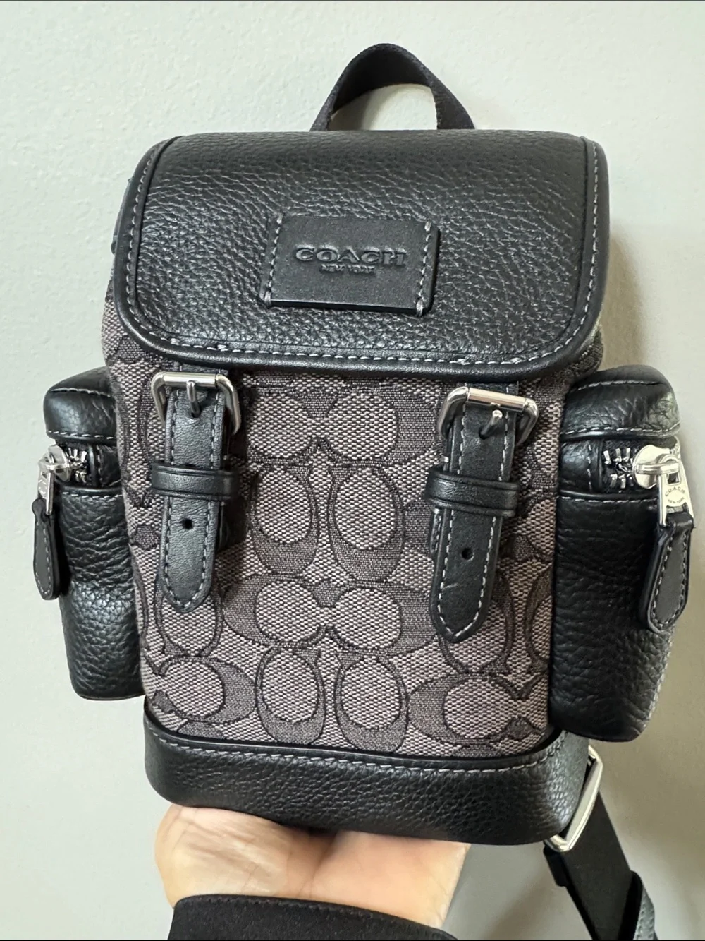 Coach compact backpack